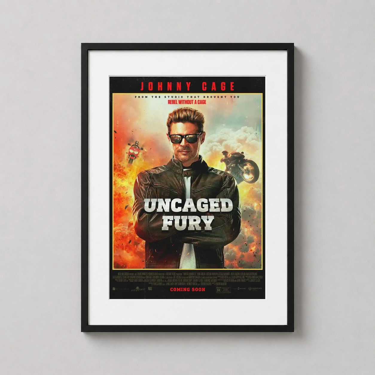 Johnny Cage — johnny Cage Action Uncaged Fury is presented as a frame-ready movie