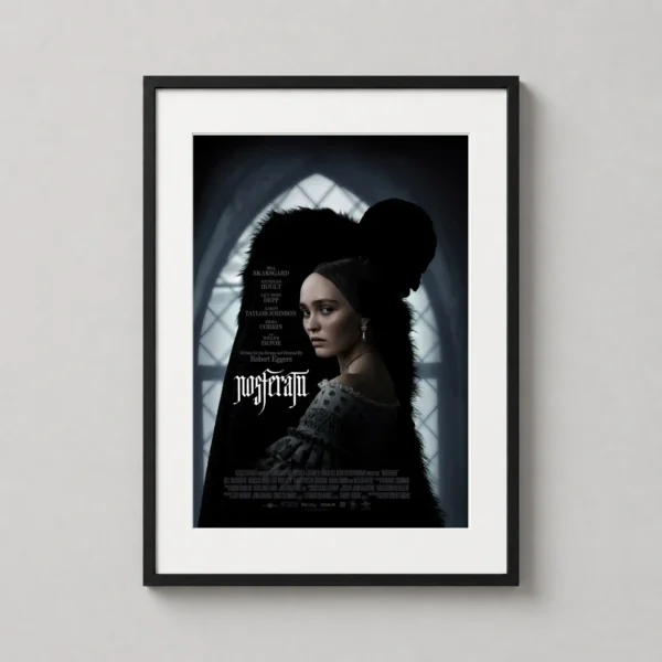 Nosferatu 2024 Gothic Lily, Rose Depp Movie Poster