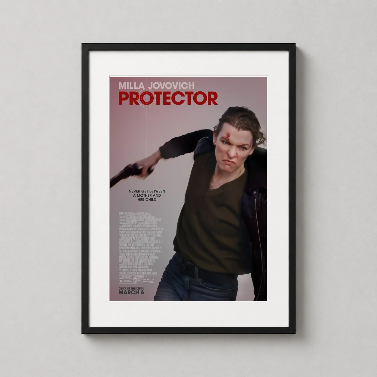 Protector Milla Jovovich — refined choice for media rooms, Protector Milla Jovovich Movie Poster
