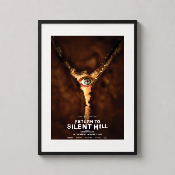 Return to Silent Hill Iconic Eye Horror Art Movie Poster