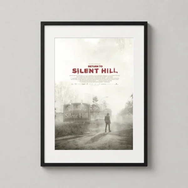 Return to Silent Hill Welcome Sign Fog Movie Poster