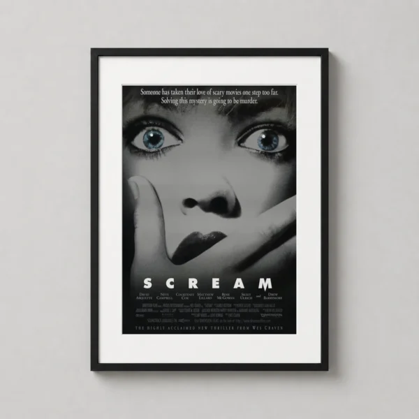 Scream 1996 Horror Iconic Slasher Movie Poster