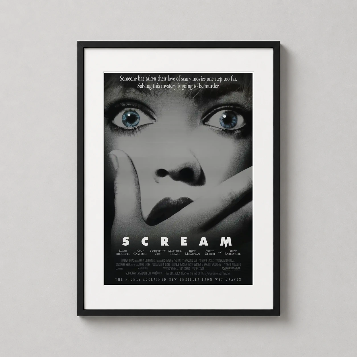 Scream 1996 Horror Iconic — scream 1996 Horror Iconic Slasher is presented as a frame-ready movie