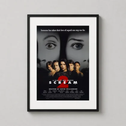 Scream 2 1997 Horror for Home decorative movie poster for curated interiors by MerchFuse