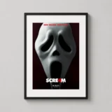 Scream 4 Ghostface Mask Horror Movie Poster