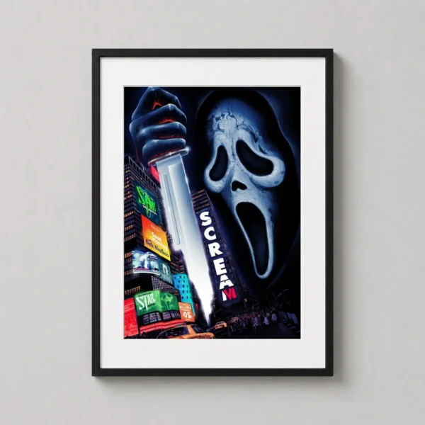 Scream VI Ghostface Times Square NYC Slasher Movie Poster