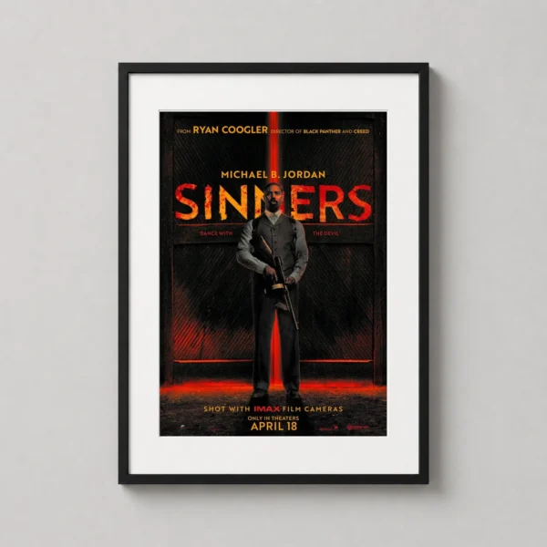 Sinners 2025 Michael B. Jordan Film Poster