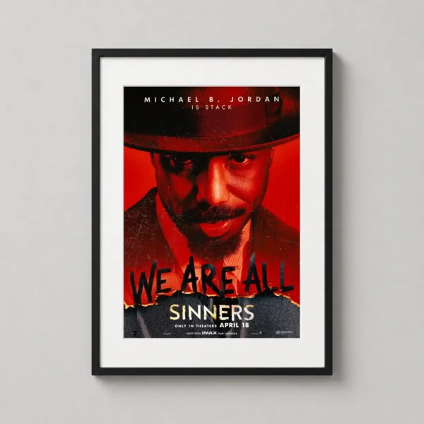 Sinners Michael B. Jordan as Stack Red Movie Poster