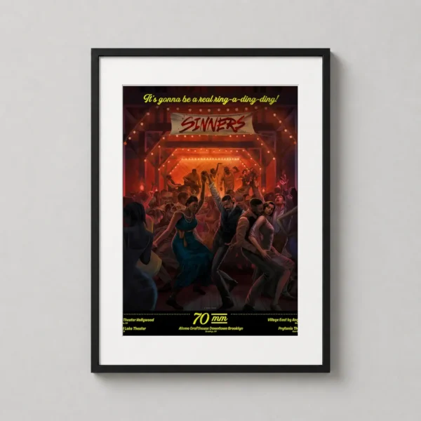 Sinners 2025 Juke Joint Dance Scene Movie Poster