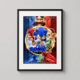 Sonic the Hedgehog 2 Dr. Robotnik and Cast Movie Poster