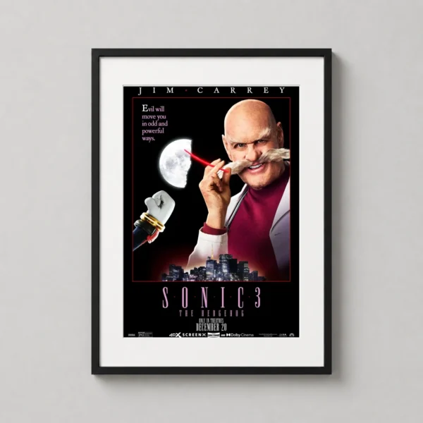 Dr. Robotnik Sonic the Hedgehog 3 Movie Poster