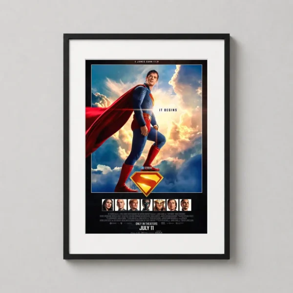Superman 2025 DC Universe Movie Poster