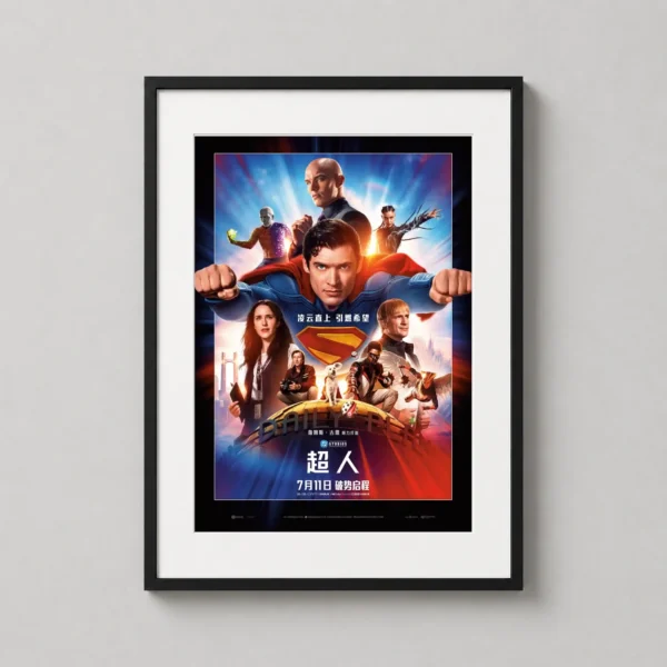 Superman 2025 Full Cast Ensemble Movie Poster