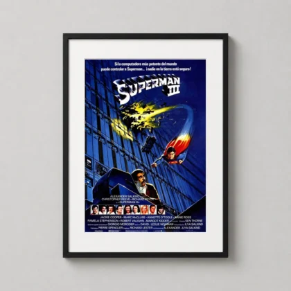 Superman III 1983 Classic Movie - movie poster from MerchFuse