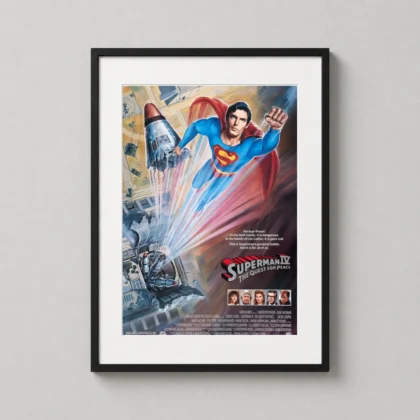 Superman IV Quest Peace Movie - movie poster from MerchFuse
