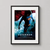 Superman Returns Brandon Routh Flying Movie Poster