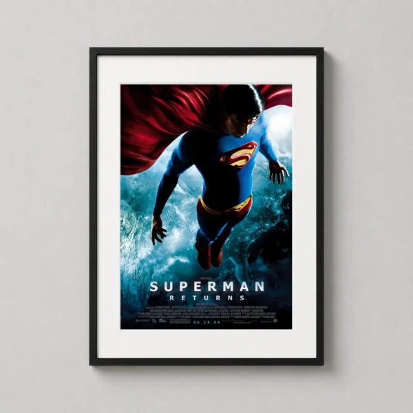 Superman Returns Brandon Routh Flying Movie Poster