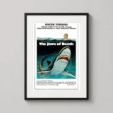 Jaws of Death Vintage Horror Movie Poster