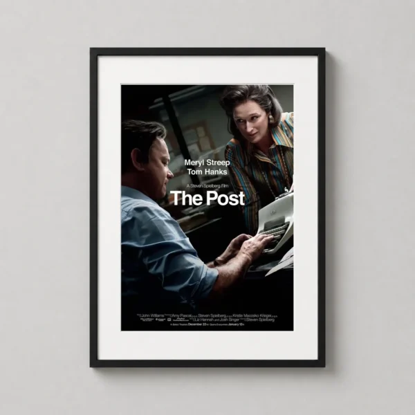 The Post Meryl Streep and Tom Hanks Movie Poster