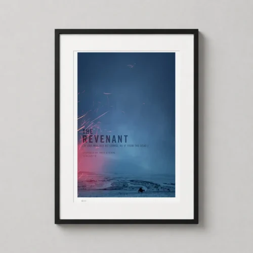 The Revenant Cinematic Winter Landscape Movie Poster