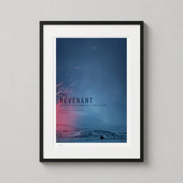 The Revenant Cinematic Winter Landscape Movie Poster