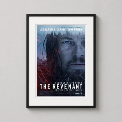 Revenant Leonardo DiCaprio decorative movie poster for curated interiors by MerchFuse