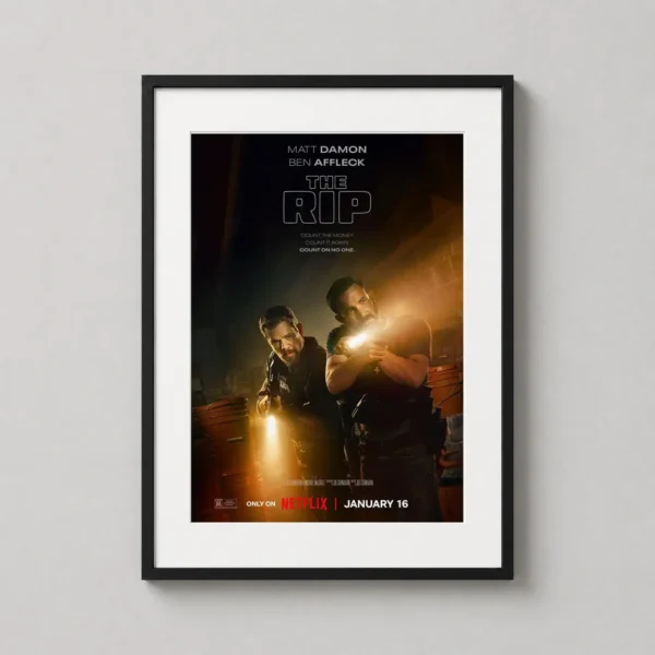 The Rip 2026 Matt Damon and Ben Affleck Movie Poster