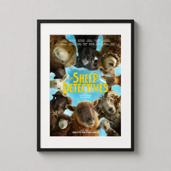 The Sheep Detectives Funny Animal Comedy Movie Poster