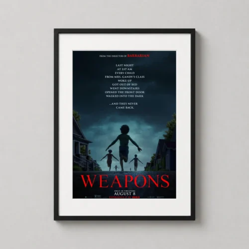 Weapons 2025 Children in the Dark Horror Movie Poster
