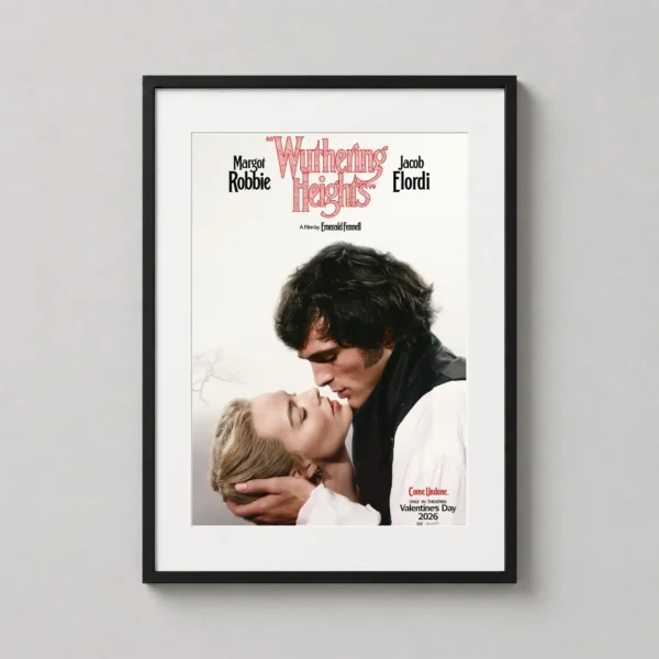 Wuthering Heights 2026 Heathcliff and Catherine Movie Poster