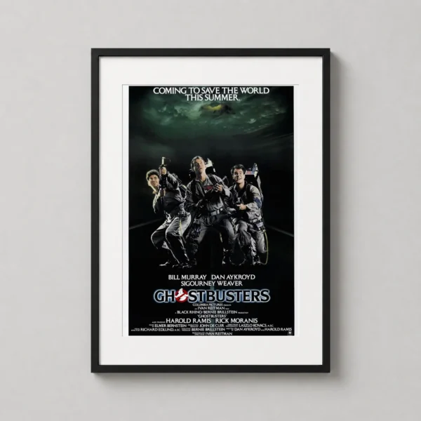Ghostbusters 1984 Theatrical Cast Movie Poster