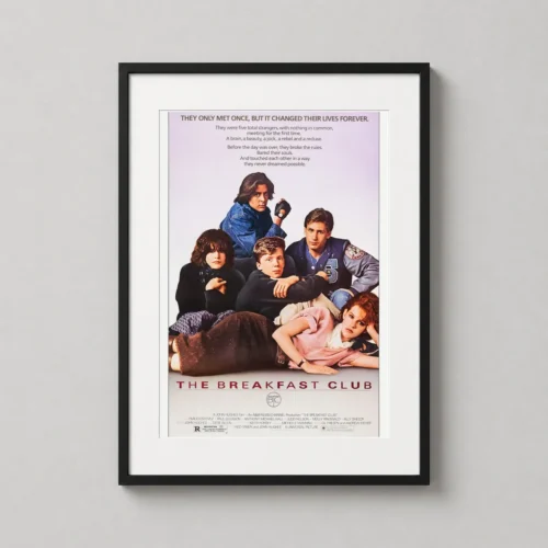The Breakfast Club 1985 Classic 80s Film Poster