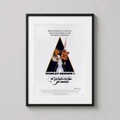 A Clockwork Orange Movie Poster Alex DeLarge Graphic Print movie poster print on premium matte paper for MerchFuse wall