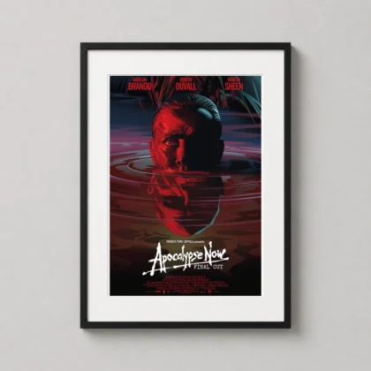 Apocalypse Now Red – Willard Submerged wall print with film-room character by MerchFuse