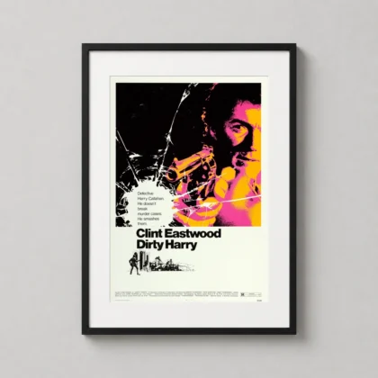 Dirty Harry Movie Poster Clint - movie poster from MerchFuse