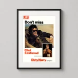 Dirty Harry Clint Eastwood Vintage Movie Poster