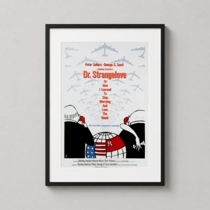 Dr. Strangelove Vintage – Iconic Hotline decorative movie poster for curated interiors by MerchFuse