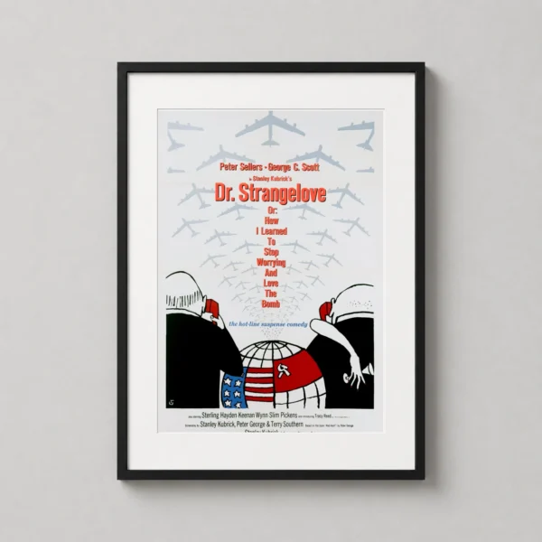 Dr. Strangelove Vintage Iconic Hotline Art Movie Poster