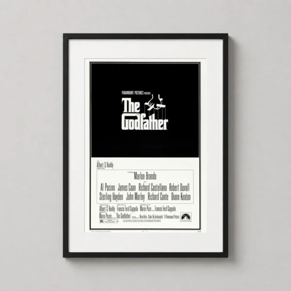 Godfather Movie Poster Classic Logo Art