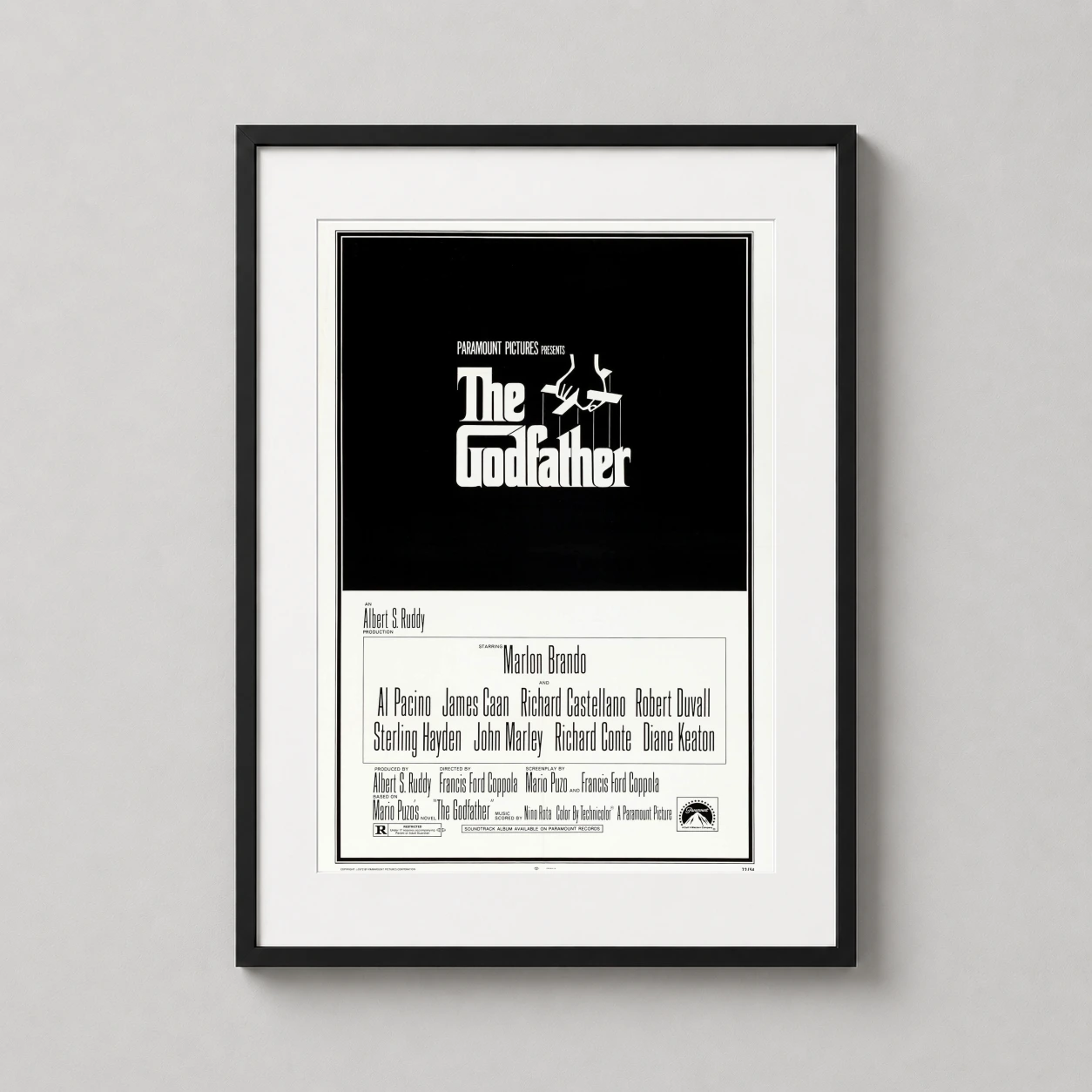 Godfather — godfather Classic Logo Art is presented as a frame-ready movie poster