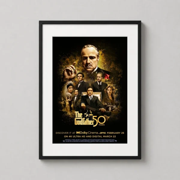 Godfather Corleone Family Movie Poster