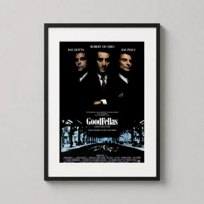 Goodfellas 1990 Theatrical – Cinematic decorative movie poster for curated interiors by MerchFuse