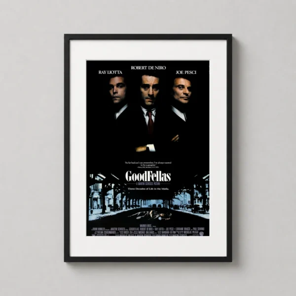 Goodfellas 1990 Theatrical Cinematic Movie Poster
