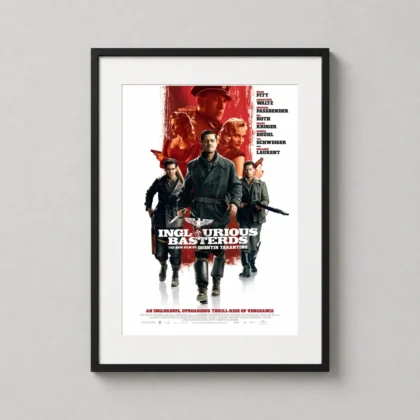 Inglourious Basterds Movie Poster Tarantino - movie poster from MerchFuse