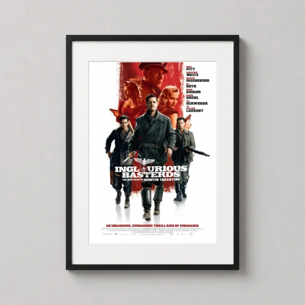 Inglourious Basterds Tarantino Cast Movie Poster