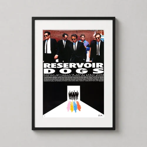 Reservoir Dogs Movie Poster Quentin Tarantino Suit Walk Print