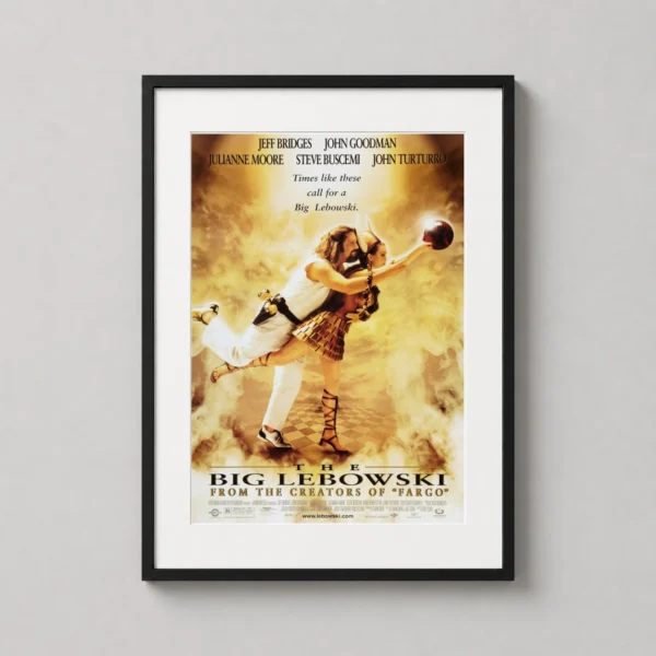 The Big Lebowski Dream Sequence Comedy Movie Poster