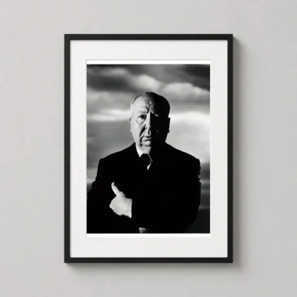 Alfred Hitchcock Director Portrait Poster - movie poster from MerchFuse
