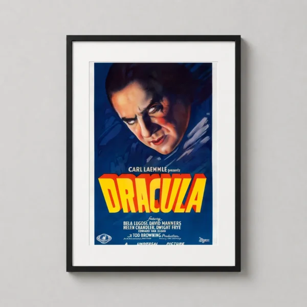 Dracula 1931 Vintage Bela Lugosi Classic Horror Movie Poster