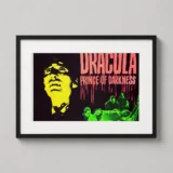 Dracula Prince of Darkness Hammer Horror Movie Vintage Poster
